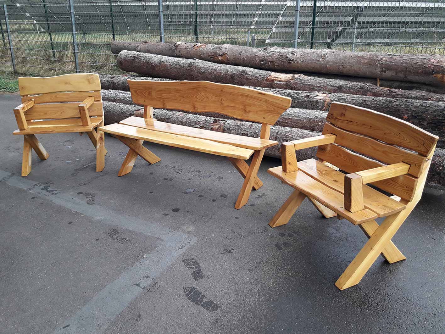 Gartenmöbel aus Robinie in Apolda kaufen bei Holz Beck - Holz Stühle