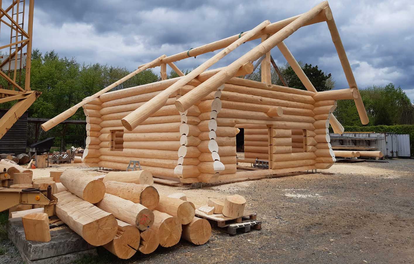Blockhaus aus Massivholz von Tischlerei Beck aus Apolda